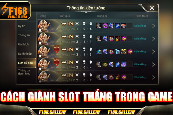 Cách giành slot thắng trong game Cách giành slot thắng trong game